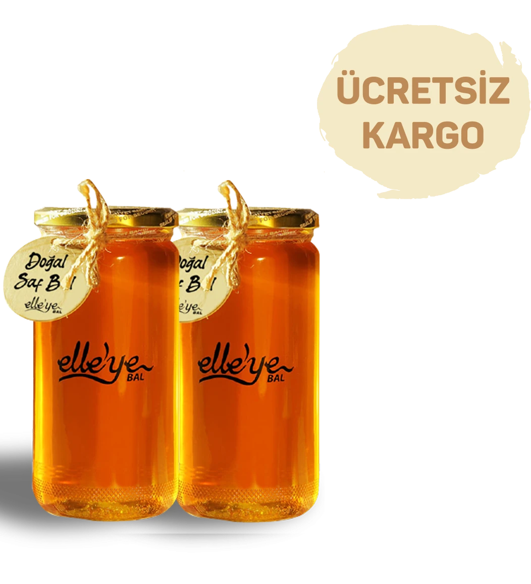 elle’ye Doğal Bal Geven Kekik Balı 650 Gr + 650 Gr