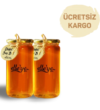 elle’ye Doğal Bal Geven Kekik Balı 650 Gr + 650 Gr