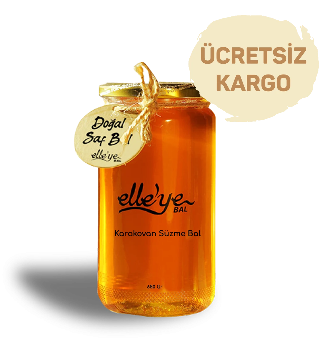 elle’ye Doğal Bal Karakovan Süzme Bal 650 Gr